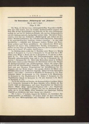 Die Unternehmen "Abschiedsgruß" und "Kitchener"