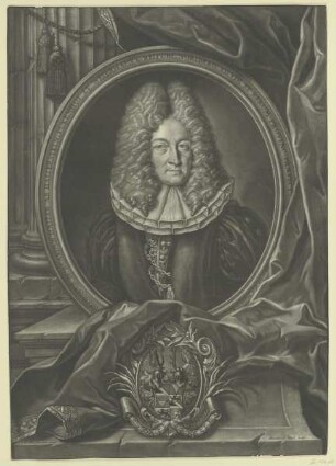 Bildnis des Georgius Burcardus Haller ab Hallerstein