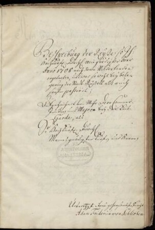 Reise Landgraf Karls nach den Niederlanden 1708