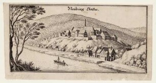 Kloster Neuburg von Südosten, mit dem Neckar im Vordergrund