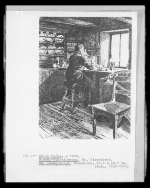Der Glasgraveur (Nieder-Schreiberhau, Kreis Hirschberg/Schlesien)