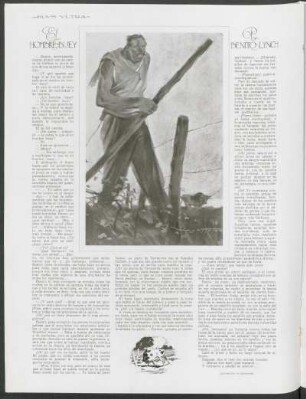 El hombre buey : Ilustración de Zavattaro