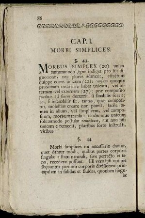 Cap. I. Morbi Simplices.
