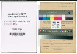 Entnazifizierung Paul Rass , geb. 03.04.1915 (Polizeibeamter)