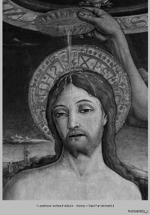 Die Taufe Christi mit dem Heiligen Hieronymus und dem Heiligen Nikolaus