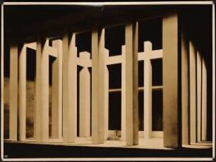 Neue Wache (Königswache), Berlin Umgestaltung zur Gedächtnisstätte für die Gefallenen des 1. Weltkriegs: Innenhof des Modells