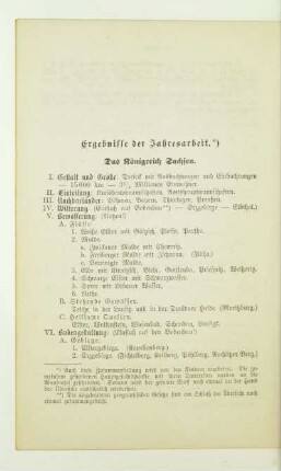 Ergebnisse der Jahresarbeit