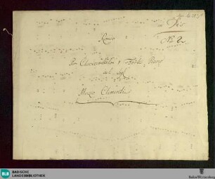 2 Sonatas. Excerpts - Don Mus.Ms. 282 : cemb