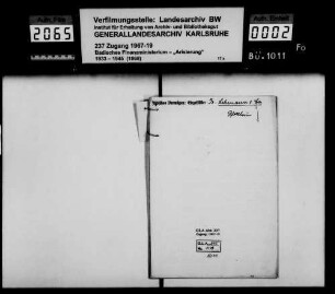 Firma B. Lehmann & Co. Nachf. in Pforzheim Käufer: Karl Rupp, Kaufmann in Pforzheim