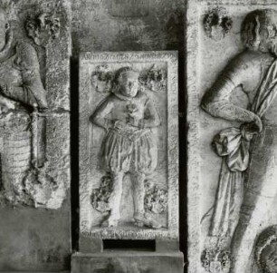 Gedenkplatte mit Bildnisrelief des Wolfgang Ulrich von Theler (gest. 1620)