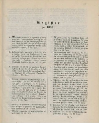 Register for 1858