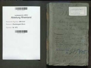 Engels, Philipp Ferdinand geb. 16.07.1798; Bergrat und Hüttenamtsdirektor; ausgeschieden 1865; Prüfungs- und Personalakte