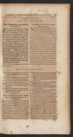 Constitutio XXVII.