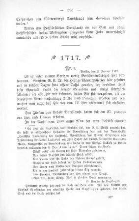 1717. Nr. 1-26