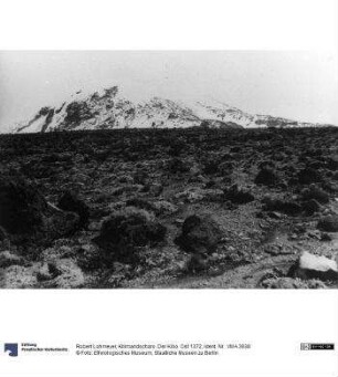 Kilimandscharo. Der Kibo. Ost 1372
