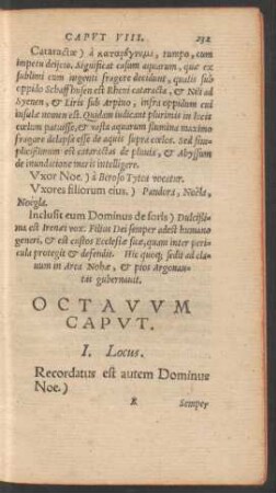 Octavum Caput.
