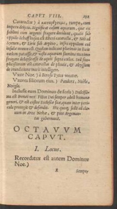 Octavum Caput.