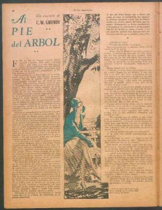Al pie del árbol : Un cuento de C. W. Grundy