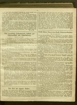 Westf. Prov. Verein des Kath. Lehrerverbandes : Niederschrift über die Vorstandssitzung am 1. Februar 1919 in Hamm (Westf.)