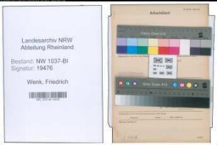 Entnazifizierung Friedrich Wenk , geb. 07.03.1906 (Beamter)