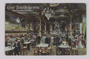 Café Bauer, Leipzig. Parterrelokalitäten.