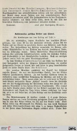 Kohlenmeiler zwischen Deister und Süntel