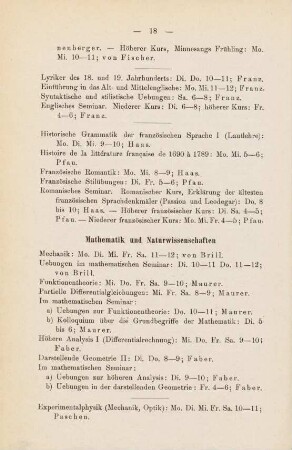 18-21, Mathematik und Naturwissenschaften