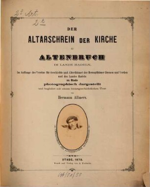 Der Altarschrein der Kirche zu Altenbruch im Lande Hadeln