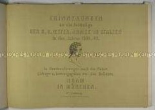 Erinnerungen an die Feldzüge der österreichischen Armee in Italien 1848/1849 - Zwischentitel IV