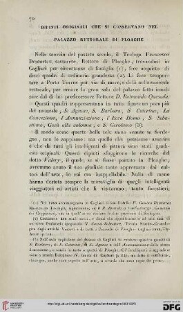 7: Dipinti originali che si conservano nel palazzo rettorale di Ploaghe
