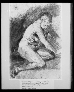 Nackte Frau