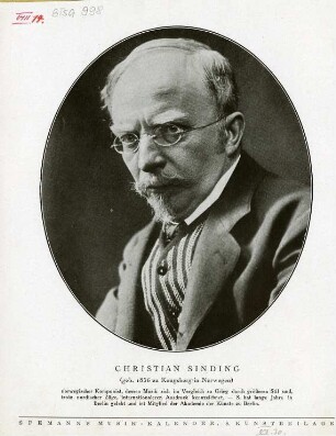 Sinding, Christian (1856-1941)