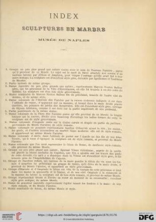 Index Musées de Naples