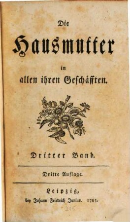 Die Hausmutter in allen ihren Geschäfften, 3