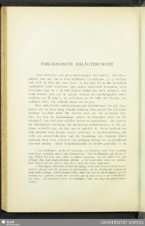Philologische Erläuterungen