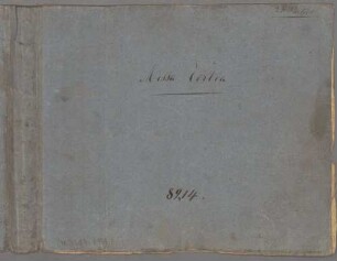 Messe, Singstimmen, Orchester - BSB Mus.Schott.Ha 8491-7