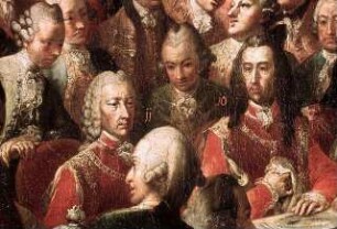 Fest des Goldenen Vlies-Ordens zur Zeit des Kaisers Franz I. Stephan in der Wiener Hofburg