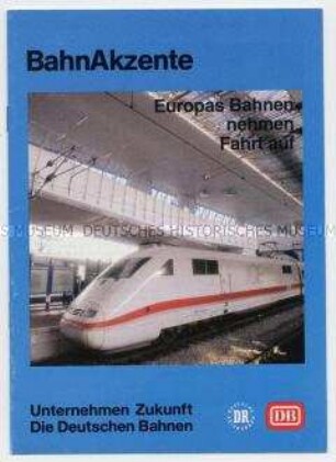 Werbeprospekt der Deutschen Bundesbahn