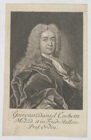 Bildnis des Georgius Daniel Coschwitz