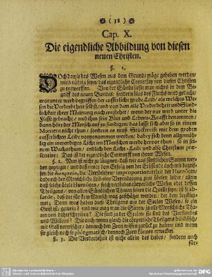 Cap. X. Die eigendliche Abbildung von diesen neuen Christen