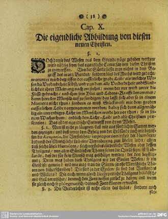 Cap. X. Die eigendliche Abbildung von diesen neuen Christen