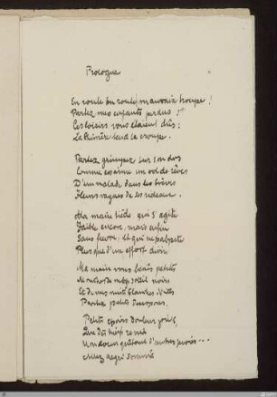 Prologue
