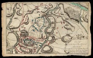 Plan von der bey Maxen vorgefallene Action