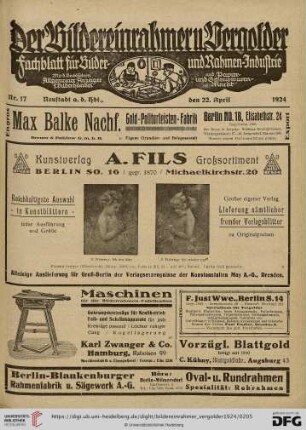 Nr. 17 (22. April 1924)
