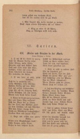 XII. Satiren