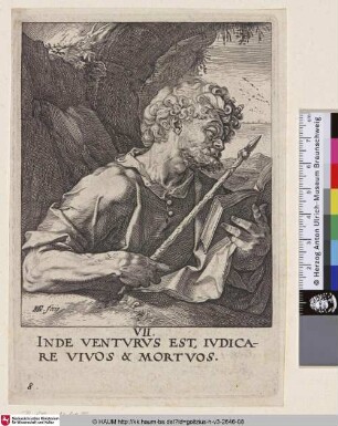 [Der Heilige Thomas als Einsiedler; St. Thomas; Apostel Thomas]