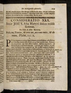 209-226, Consideratio XXX.-XXXI.