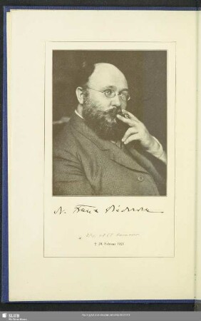 Franz Diederich † 28. Februar 1921
