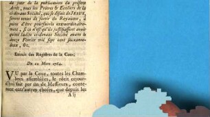 Arrest De La Cour Du Parlement De Rouen : Du 22 Mars 1764
