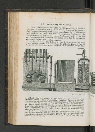 Fig. 56 und 57. Schematische Darstellung einer Gasfabrik.